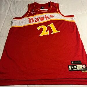 Hardwood Classics Vintage Dominique Wilkins Atlanta Hawks Jersey